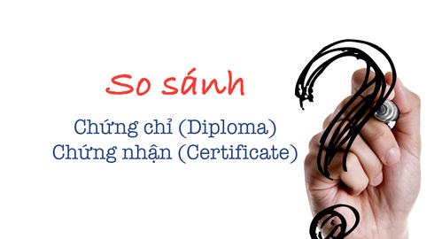 SỰ KHÁC NHAU GIỮA DIPLOMA VÀ CERTIFICATE 1 chung chi