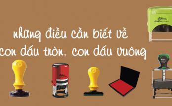 Sự khác nhau giữa dấu tròn và dấu vuông 1 con dau