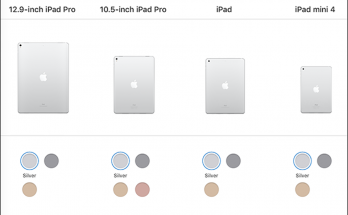 Sự khác nhau giữa các dòng ipad 1 ipad