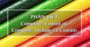 Phân biệt “Comprise”, “Consist of”, “Compose”, “Include” và “Contain” 1 tải xuống 13 1