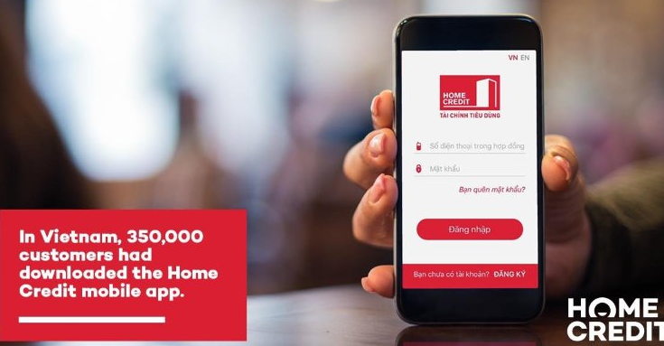 ung dung vay homecredit