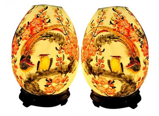 Sự Khác Nhau Giữa Sành Và Sứ Là Gì? 1 den xong tinh dau ve chim tri hoa dao gom su bat trang 360