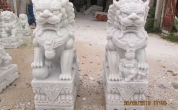 Phân biệt Tỳ Hưu - Nghê và Kỳ Lân 1 nghe da trang