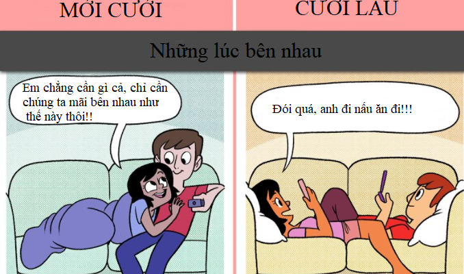 Sự khác nhau ɡiữa khi yêu và cưới? 1 yeu-va-cuoi